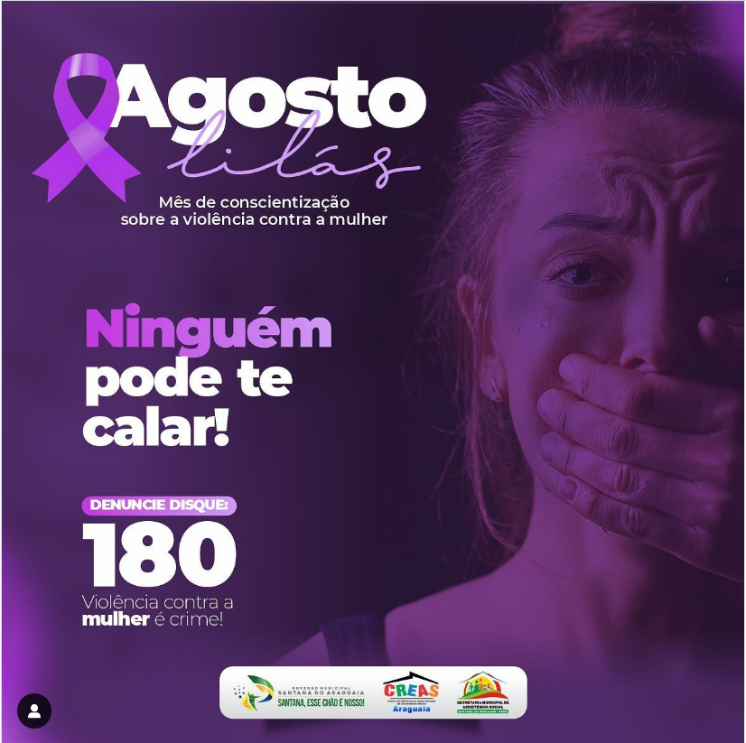 Campanha Municipal do Agosto Lilás trabalha o tema “Quem respeita